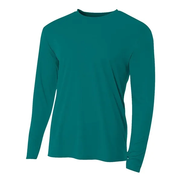 A4 Cooling Performance Long Sleeve Crew. 4 ounce. 100% micro poly... from ASI 89380 Staton Corporate and Casual / Staton®