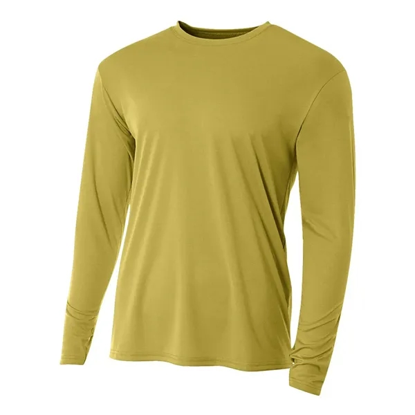 A4 Cooling Performance Long Sleeve Crew. 4 ounce. 100% micro poly... from ASI 89380 Staton Corporate and Casual / Staton®
