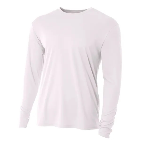 A4 Cooling Performance Long Sleeve Crew. 4 ounce. 100% micro poly... from ASI 89380 Staton Corporate and Casual / Staton®