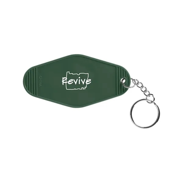 Recycled ABS Motel Keychain... from ASI 79530 Prime Line