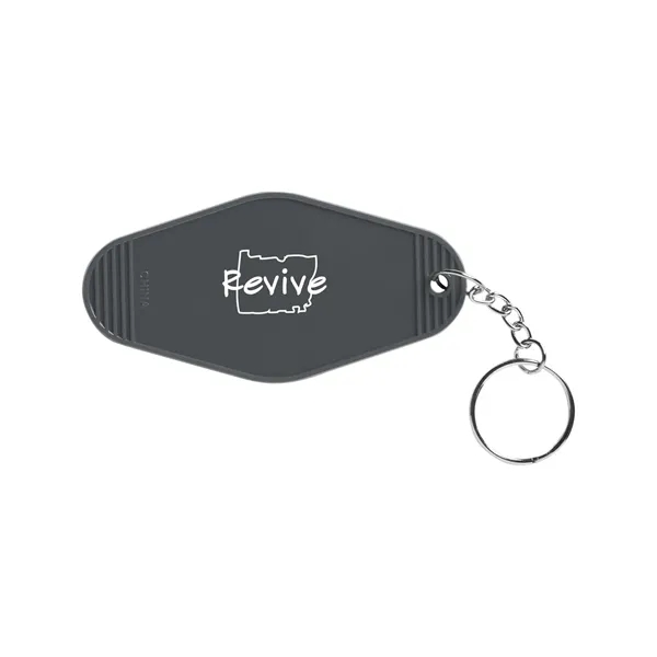 Recycled ABS Motel Keychain... from ASI 79530 Prime Line