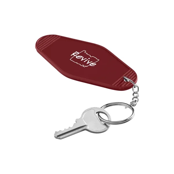 Recycled ABS Motel Keychain... from ASI 79530 Prime Line