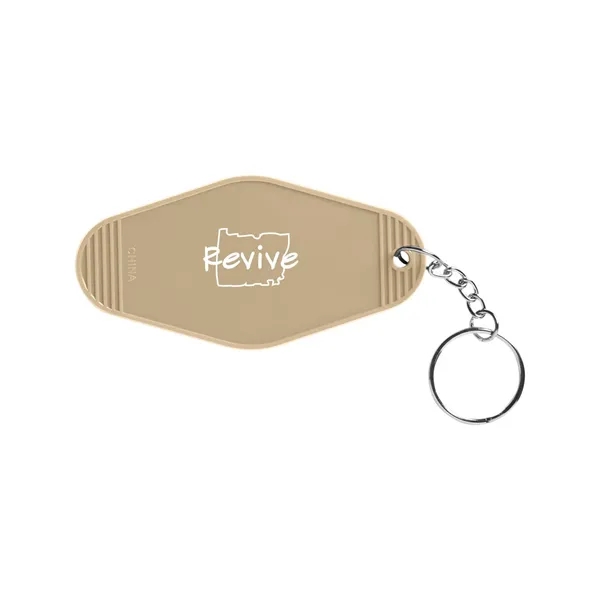Recycled ABS Motel Keychain... from ASI 79530 Prime Line
