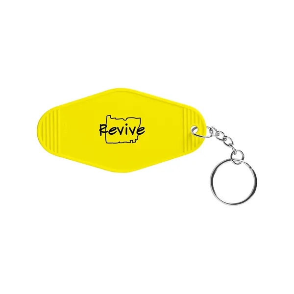 Recycled ABS Motel Keychain... from ASI 79530 Prime Line