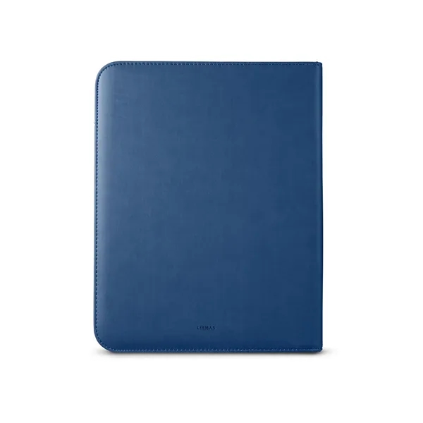 Elegant full zip hard cover Padfolio with cover made of soft... from ASI 79530 Prime Line