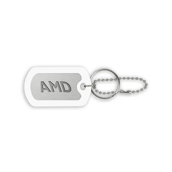 Ball Chain Dog Tag Keychain... from ASI 79530 Prime Line