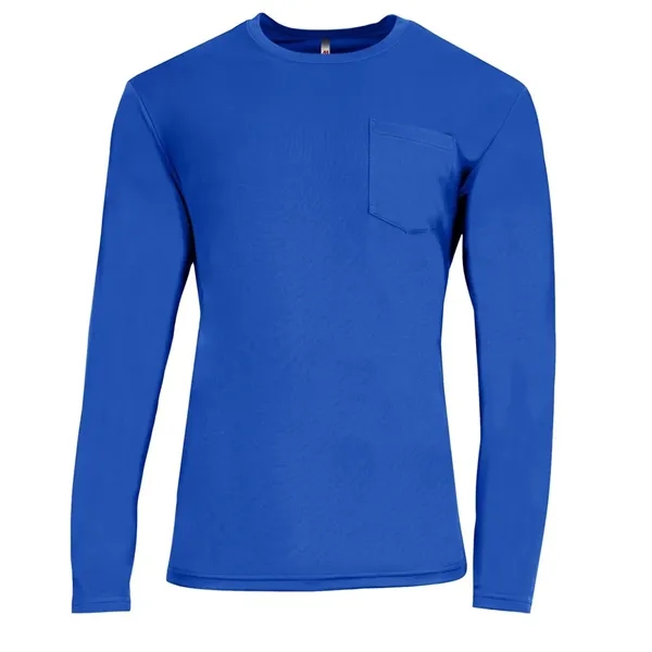 Sprint Long Sleeve Pocket Tee... from ASI 89380 Staton Corporate and Casual