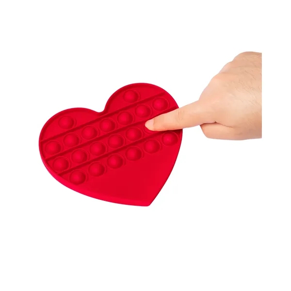 Push Pop Bubble Heart Shape Fidget Sensory Toy... from ASI 79530 Prime Line