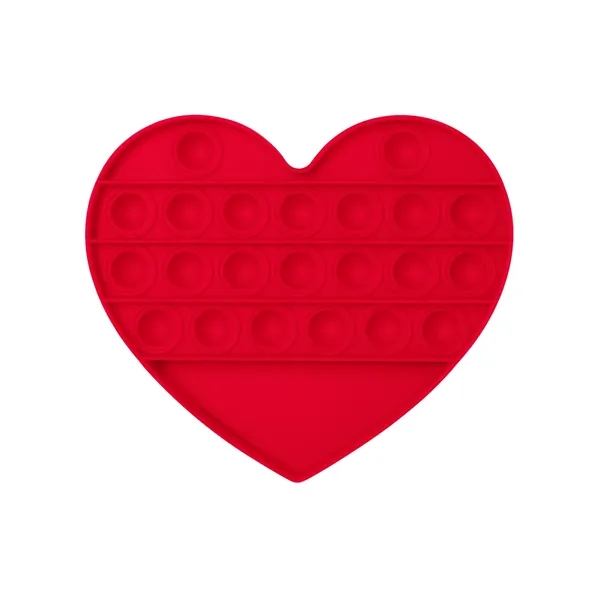 Push Pop Bubble Heart Shape Fidget Sensory Toy... from ASI 79530 Prime Line