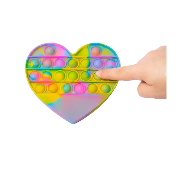 Push Pop Bubble Heart Shape Fidget Sensory Toy... from ASI 79530 Prime Line