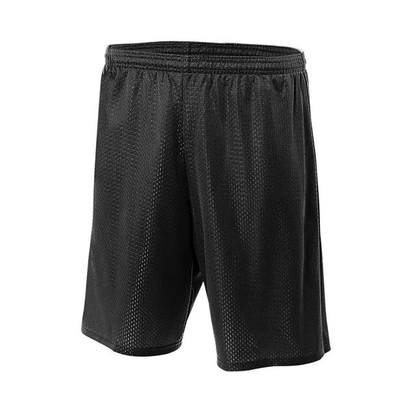 A4 9" Lined Tricot Mesh Short. 3.4 ounce. 100% polyester eyelet... from ASI 89380 Staton Corporate and Casual / Staton®