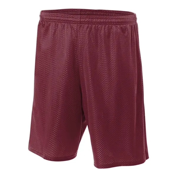 A4 9" Lined Tricot Mesh Short. 3.4 ounce. 100% polyester eyelet... from ASI 89380 Staton Corporate and Casual / Staton®