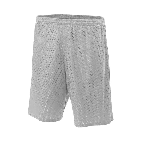 A4 9" Lined Tricot Mesh Short. 3.4 ounce. 100% polyester eyelet... from ASI 89380 Staton Corporate and Casual / Staton®