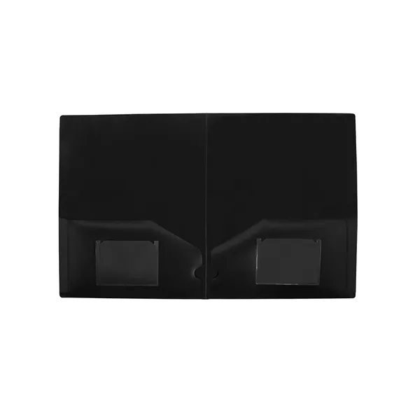 0.3 mm polypropylene folder with 2 pockets and two small clear... from ASI 79530 Prime Line