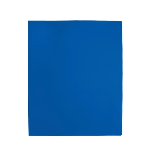 0.3 mm polypropylene folder with 2 pockets and two small clear... from ASI 79530 Prime Line