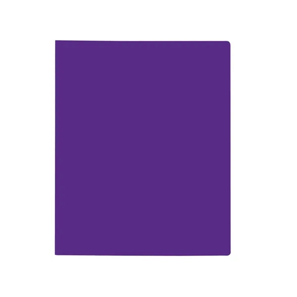 0.3 mm polypropylene folder with 2 pockets and two small clear... from ASI 79530 Prime Line