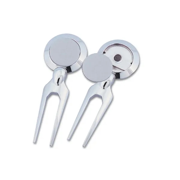 Chrome plated divot fixer with ball marker.... from ASI 79530 Prime Line