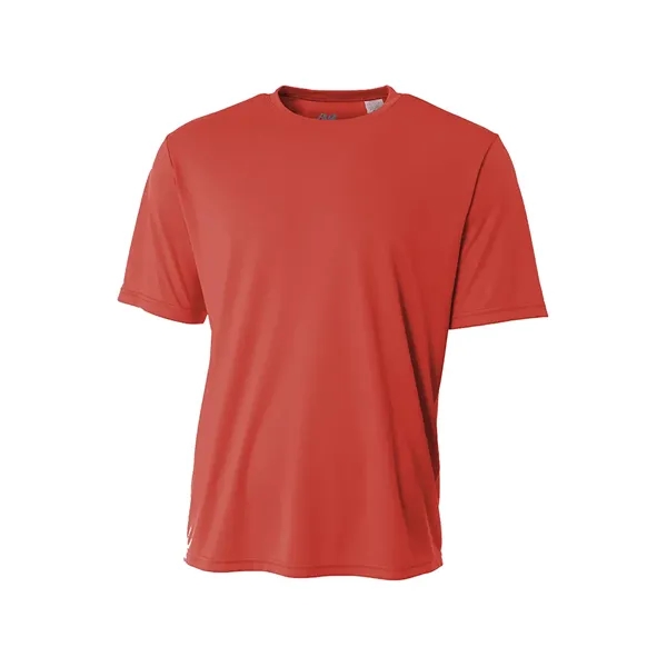 A4 Youth Cooling Performance Crew. 4 ounce. 100% micro poly interlock.... from ASI 89380 Staton Corporate and Casual / Staton®