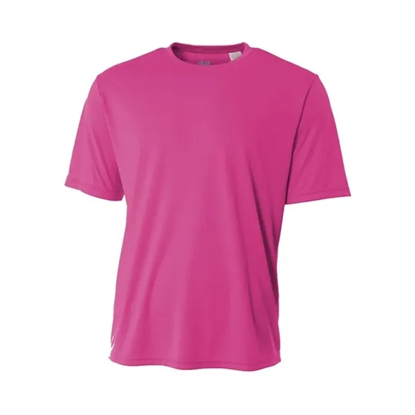 A4 Youth Cooling Performance Crew. 4 ounce. 100% micro poly interlock.... from ASI 89380 Staton Corporate and Casual / Staton®