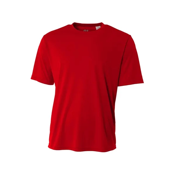 A4 Youth Cooling Performance Crew. 4 ounce. 100% micro poly interlock.... from ASI 89380 Staton Corporate and Casual / Staton®