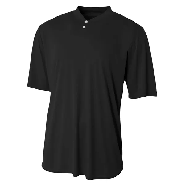 Youth Tek 2-Button Henley... from ASI 89380 Staton Corporate and Casual / Staton®