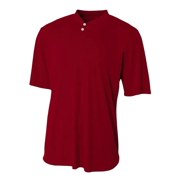 Youth Tek 2-Button Henley... from ASI 89380 Staton Corporate and Casual / Staton®