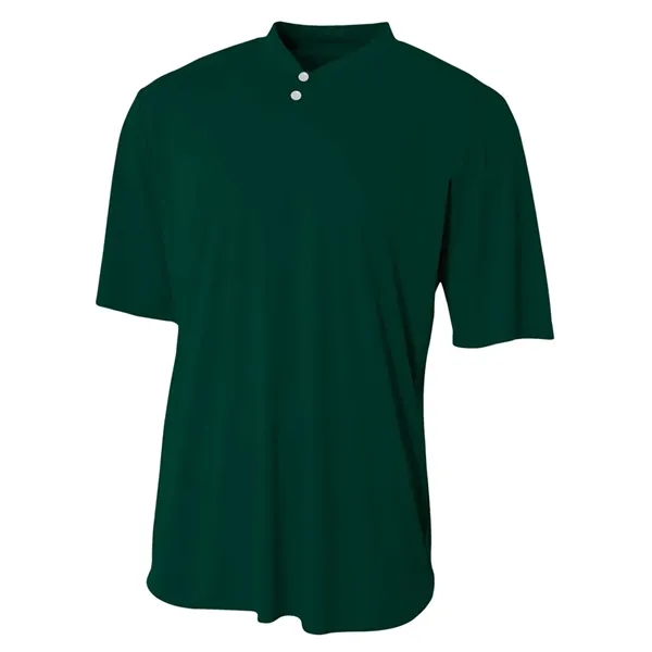 Youth Tek 2-Button Henley... from ASI 89380 Staton Corporate and Casual / Staton®