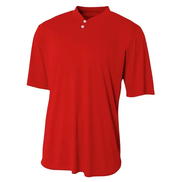 Youth Tek 2-Button Henley... from ASI 89380 Staton Corporate and Casual / Staton®