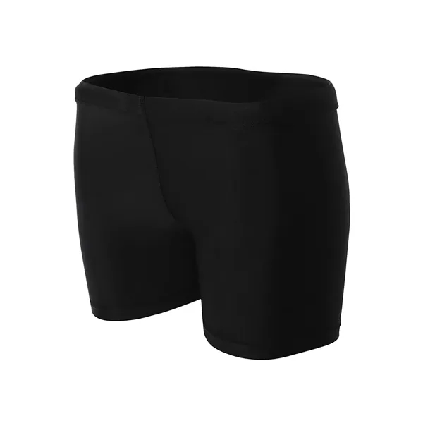 4" Women's Compression Short. 5 ounce. 80% polyester/20% spandex. 4" inseam.... from ASI 89380 Staton Corporate and Casual / Staton®