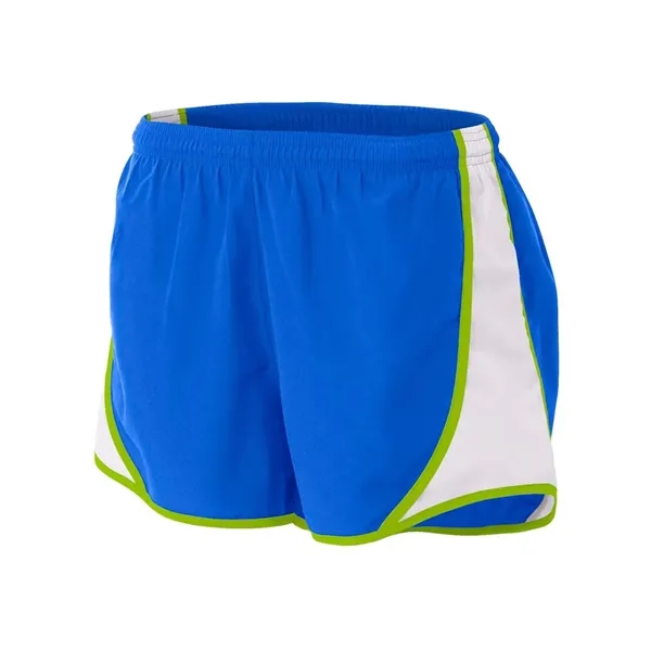 3" Women's Speed Short. 2.4 ounce. 100% woven polyester. Moisture wicking... from ASI 89380 Staton Corporate and Casual / Staton®