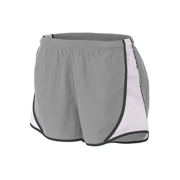 3" Women's Speed Short. 2.4 ounce. 100% woven polyester. Moisture wicking... from ASI 89380 Staton Corporate and Casual / Staton®