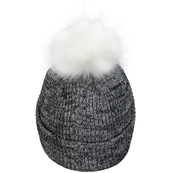 Faux Fur Pom Beanie... from ASI 89380 Staton Corporate and Casual