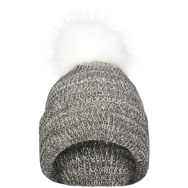 Faux Fur Pom Beanie... from ASI 89380 Staton Corporate and Casual