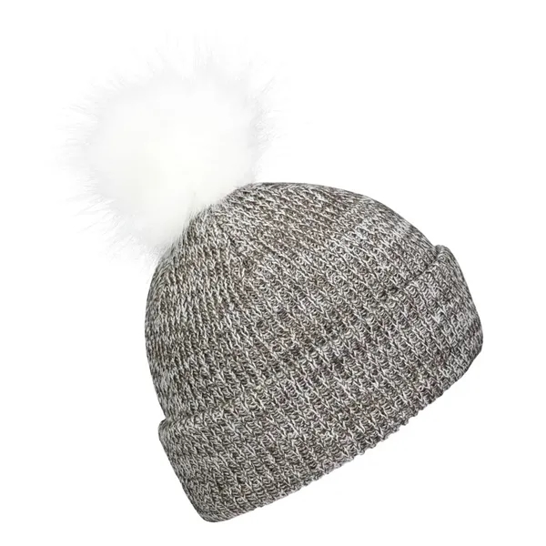 Faux Fur Pom Beanie... from ASI 89380 Staton Corporate and Casual