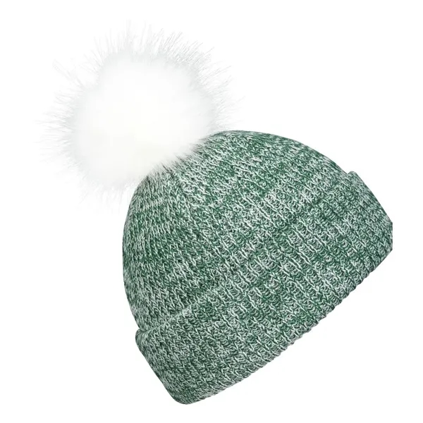 Faux Fur Pom Beanie... from ASI 89380 Staton Corporate and Casual