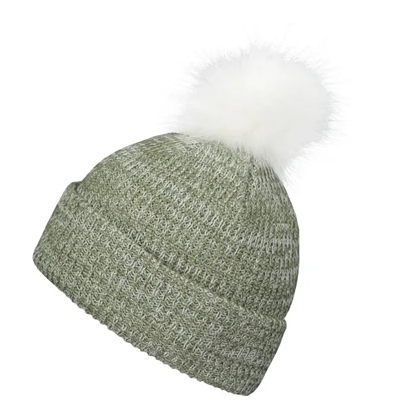 Faux Fur Pom Beanie... from ASI 89380 Staton Corporate and Casual