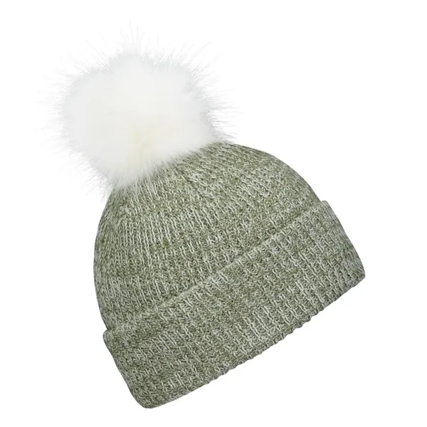 Faux Fur Pom Beanie... from ASI 89380 Staton Corporate and Casual