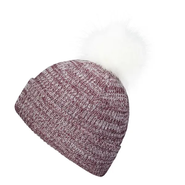 Faux Fur Pom Beanie... from ASI 89380 Staton Corporate and Casual