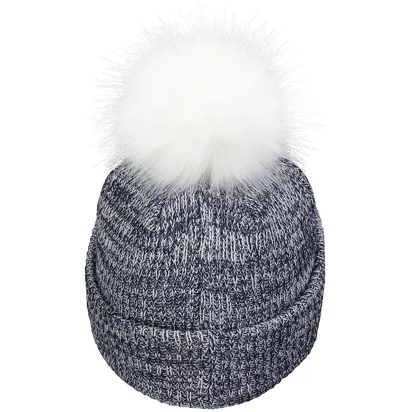 Faux Fur Pom Beanie... from ASI 89380 Staton Corporate and Casual