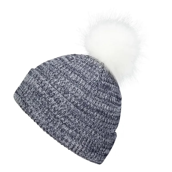 Faux Fur Pom Beanie... from ASI 89380 Staton Corporate and Casual
