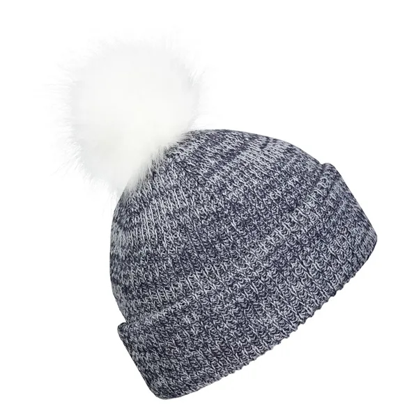 Faux Fur Pom Beanie... from ASI 89380 Staton Corporate and Casual