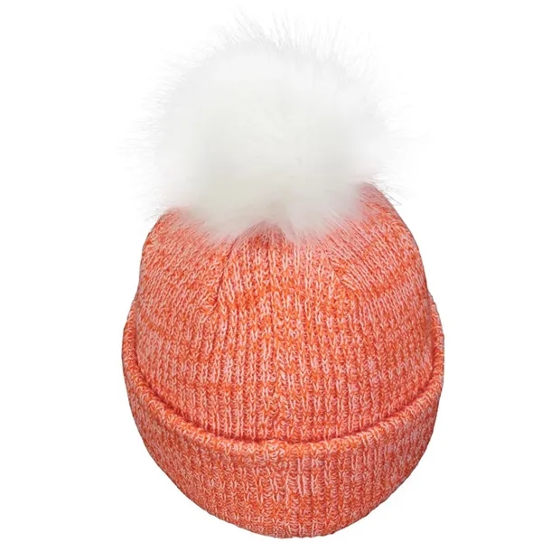 Faux Fur Pom Beanie... from ASI 89380 Staton Corporate and Casual