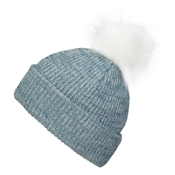 Faux Fur Pom Beanie... from ASI 89380 Staton Corporate and Casual