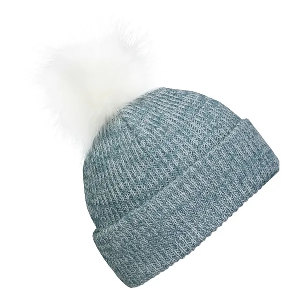 Faux Fur Pom Beanie... from ASI 89380 Staton Corporate and Casual