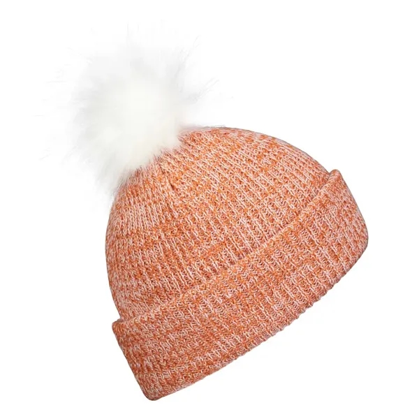 Faux Fur Pom Beanie... from ASI 89380 Staton Corporate and Casual