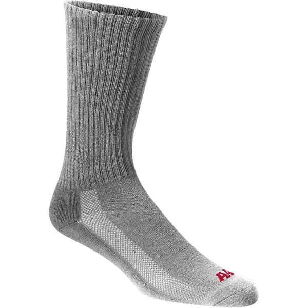 Performance Crew Socks. 60% polyester/25% polypropylene/10% spandex/5% rubber.... from ASI 89380 Staton Corporate and Casual / Staton®