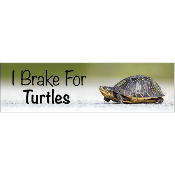 7" x 2" white vinyl decal with square corners and four... from ASI 89910 Stouse, LLC