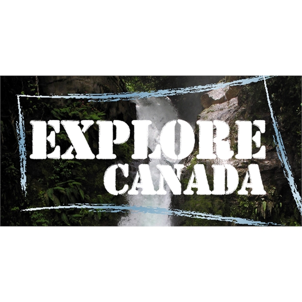 8" x 4" chrome polyester decal with adhesive backing, square corners... from ASI 89910 Stouse, LLC