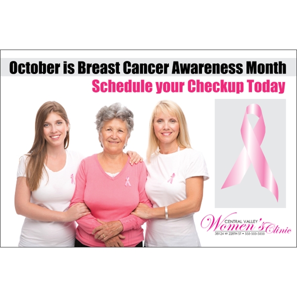 8.25" x 5.5" clear polyester decal with adhesive backing, square corners... from ASI 89910 Stouse, LLC