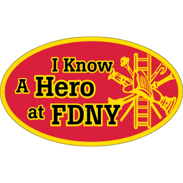 5" x 3" oval shaped, white decal with static backing and... from ASI 89910 Stouse, LLC